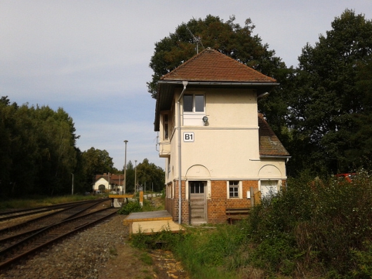 Bahnhof Cunnersdorf Stellwerk
