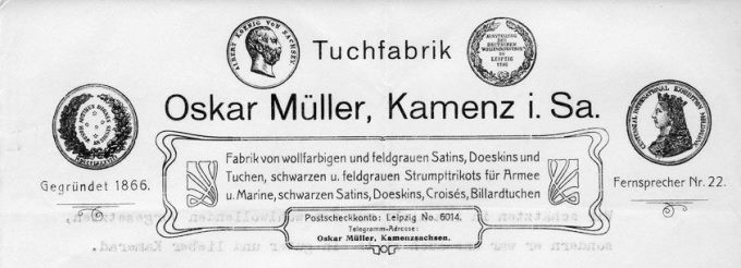 Tuchfabrik Oskar Müller Kamenz