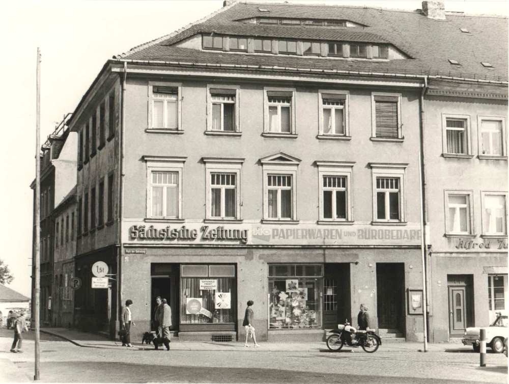 Geschäftshaus Traugott Gustav Schneider, Kamenz Markt 13.